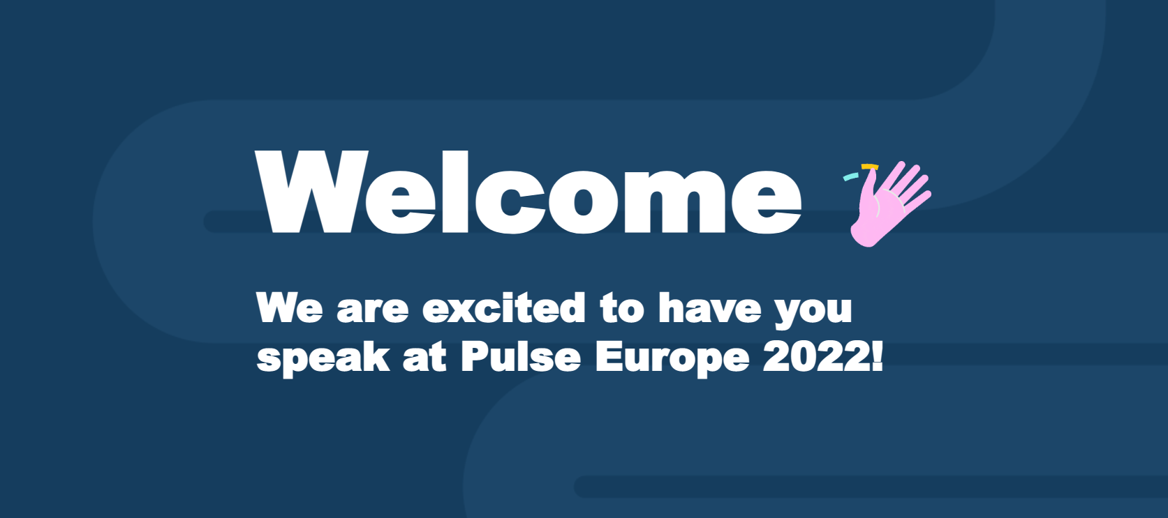 Speaking at Pulse Europe 2022? Show us a lil teaser 🤹🏼‍♀️