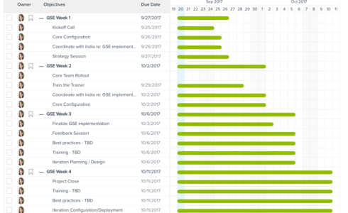 Gantt Chart Best Practices