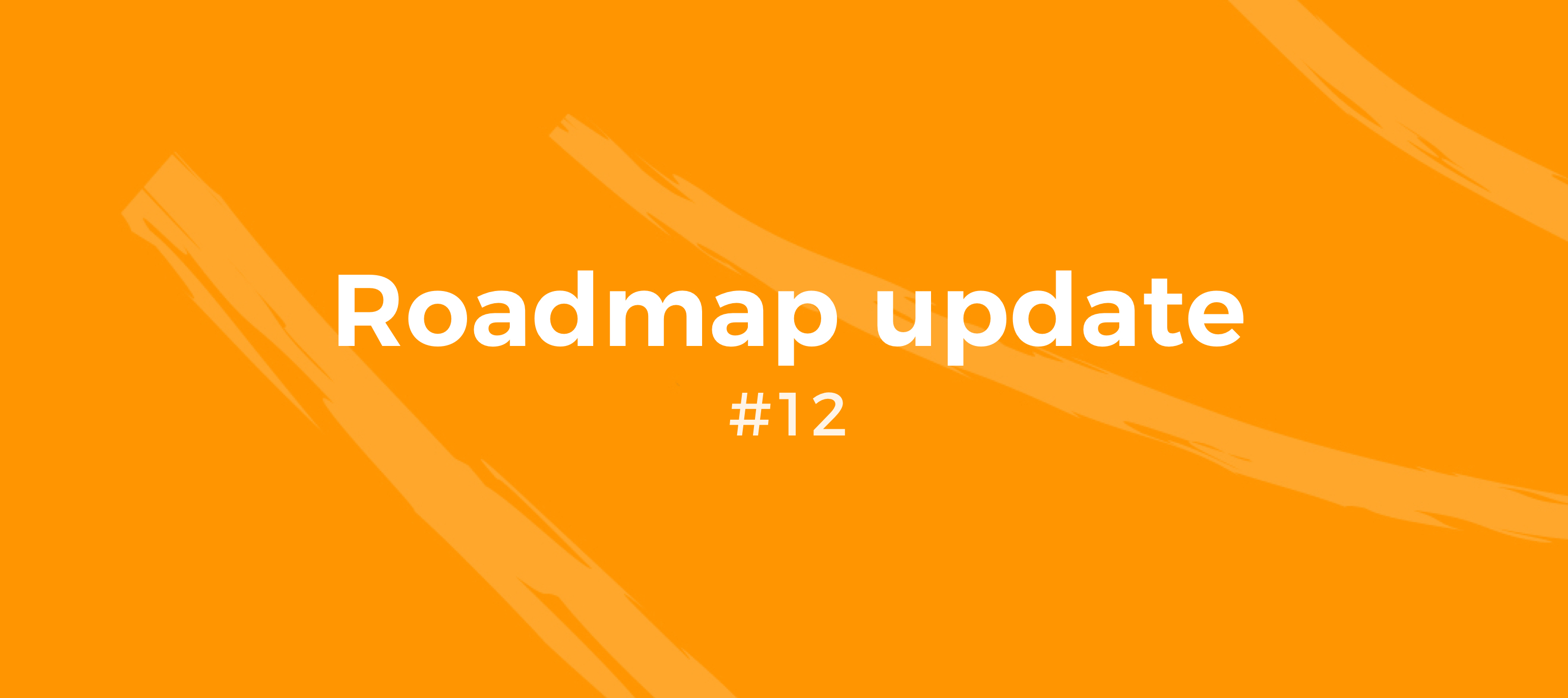 Roadmap Update #12