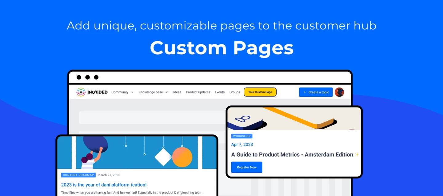 Introducing Custom Pages: Add unique, customizable pages to the ...