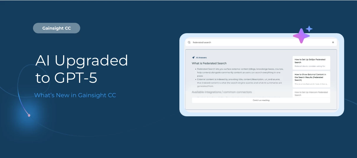 Gainsight CC: AI Features Upgraded to GPT-5