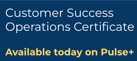 Customer Success Operations Training & Certification Available Now!