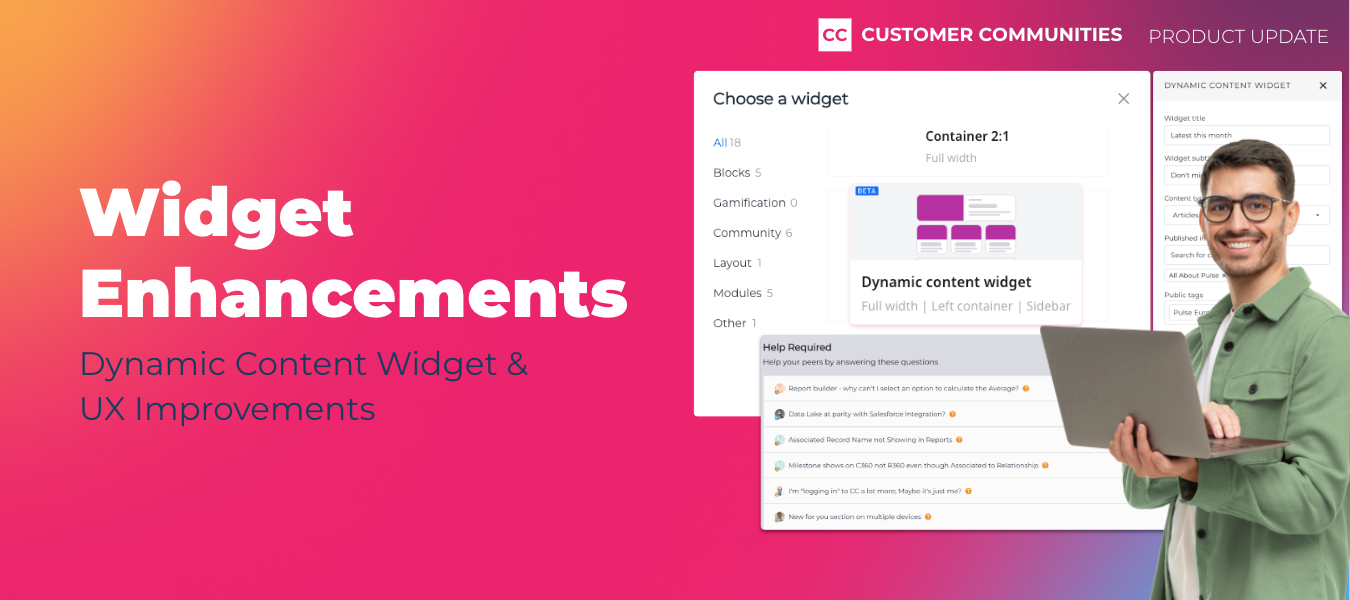 New! Dynamic Content Widget & Other Widget Enhancements