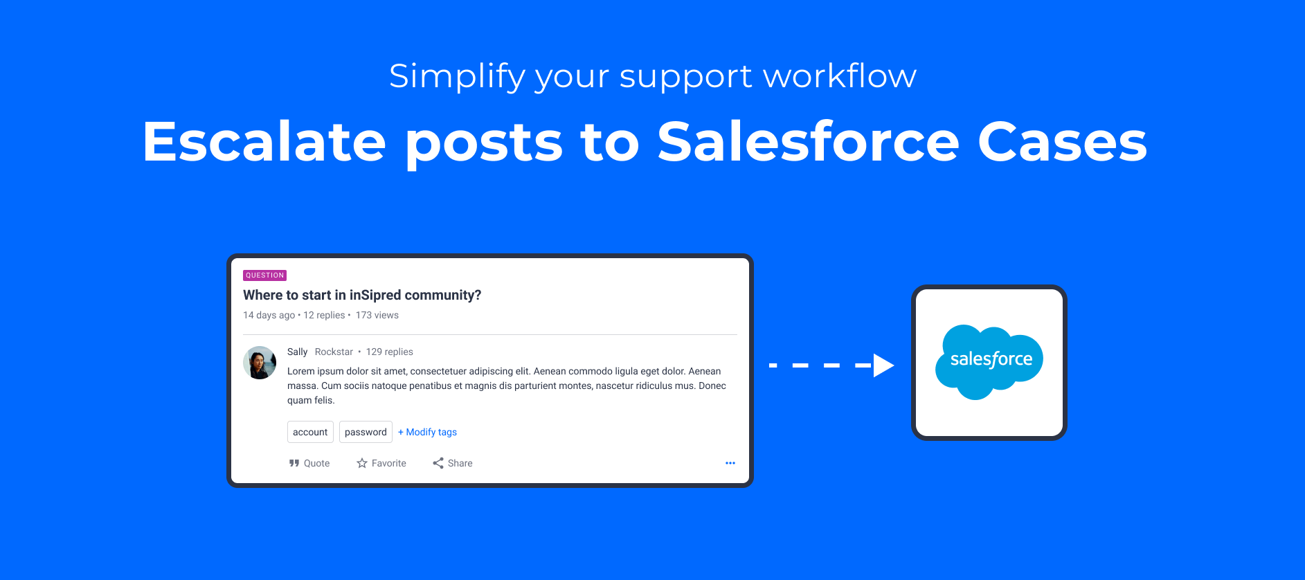 Simplify your support workflow: escalate community posts to Cases in Salesforce 🤖