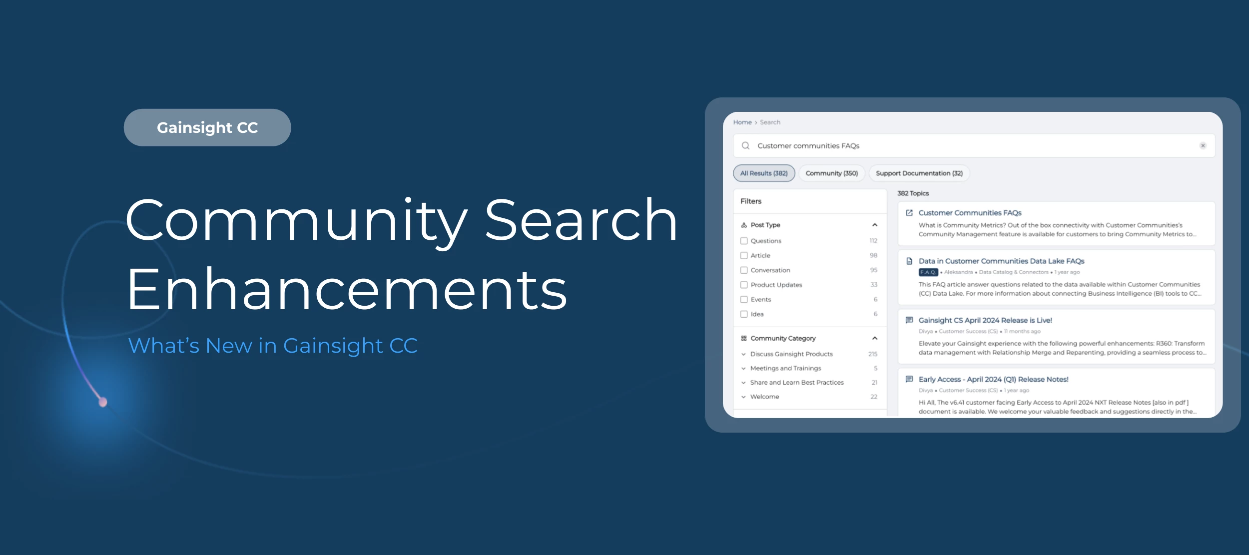 A Better Way to Search in your Community is Here