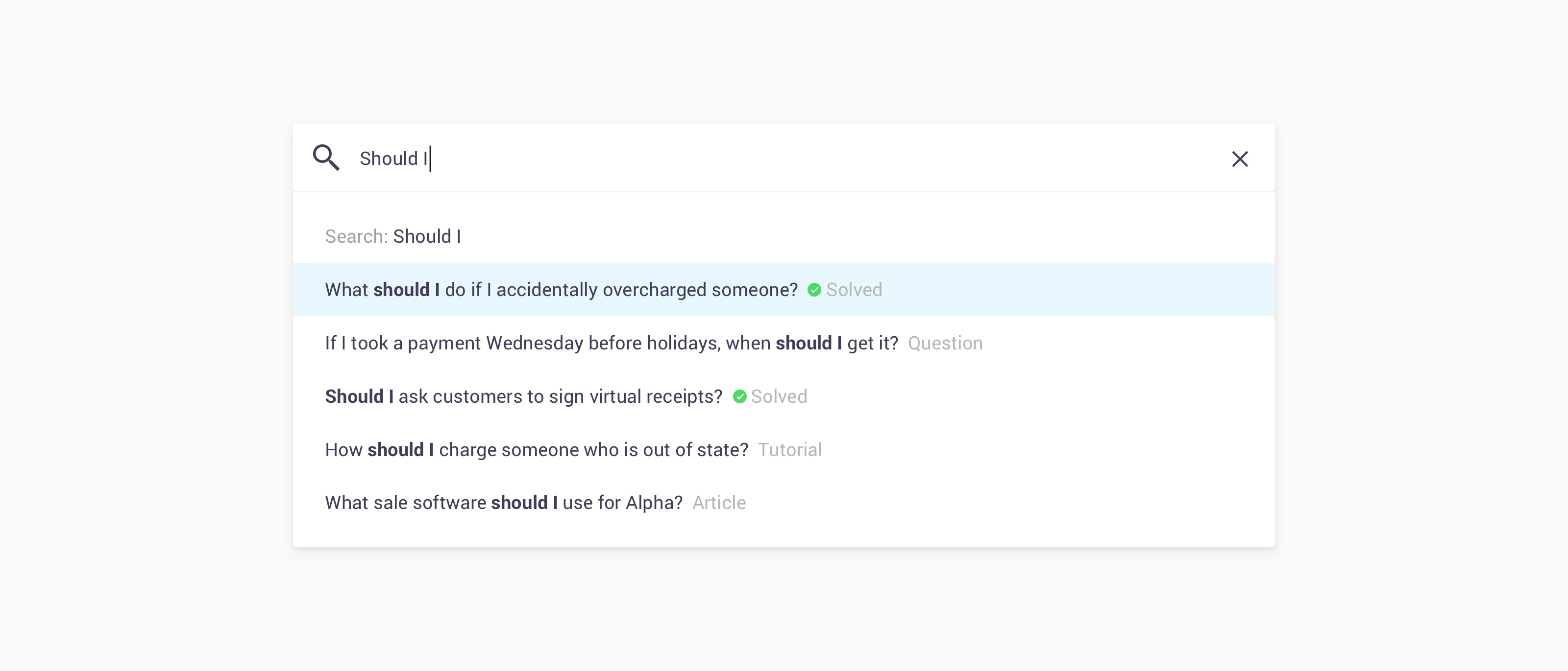 Live-search: Coming soon!