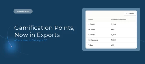 Gainsight CC: See Every Member's Gamification Points in Your User Export