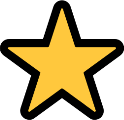 Gold star.