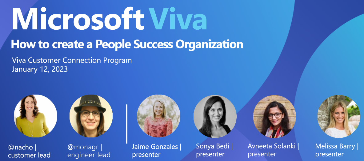Glint in Microsoft Viva’s Customer Connection Program: Creating a People Success Organization