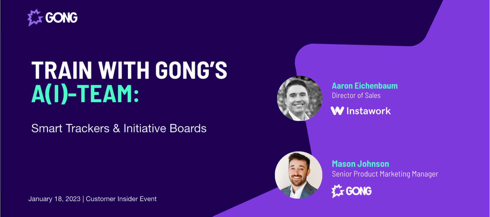 Tips from Customer Insider Event - Train With Gong's A(I) Team: Smart Trackers & Deal Boards
