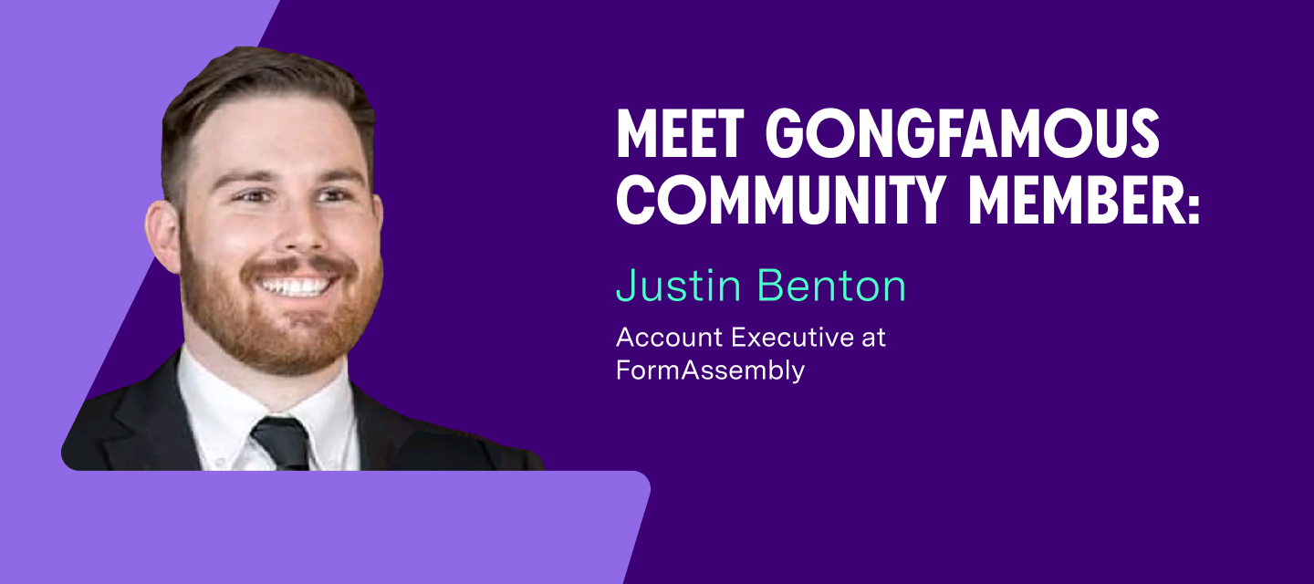 👋 Meet Gongfamous Community member Justin Benton!