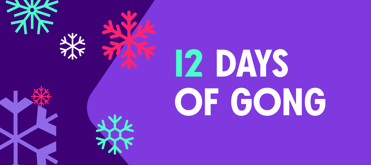 12 Days of Gong: Sleigh all day with Smart Trackers & the Initiatives Dashboard