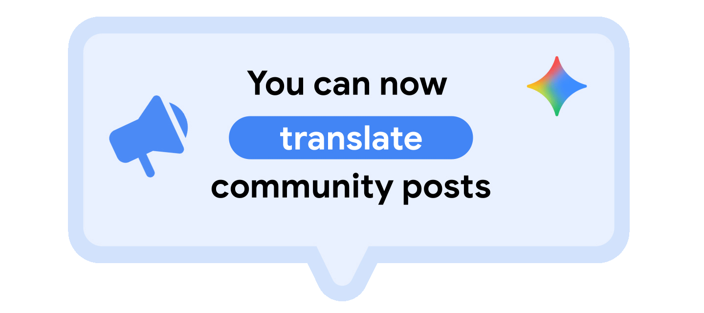 Introducing Community Post Translations Powered by Gemini