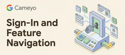 Sign-In and Feature Navigation