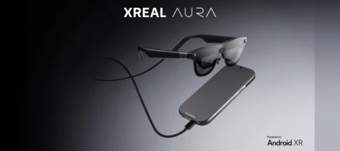 Introducing XREAL AURA, the first-of-kind set of wired XR glasses built on Android XR
