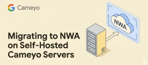 Implementing NWA and Data Persistence on Self-Hosted Cameyo