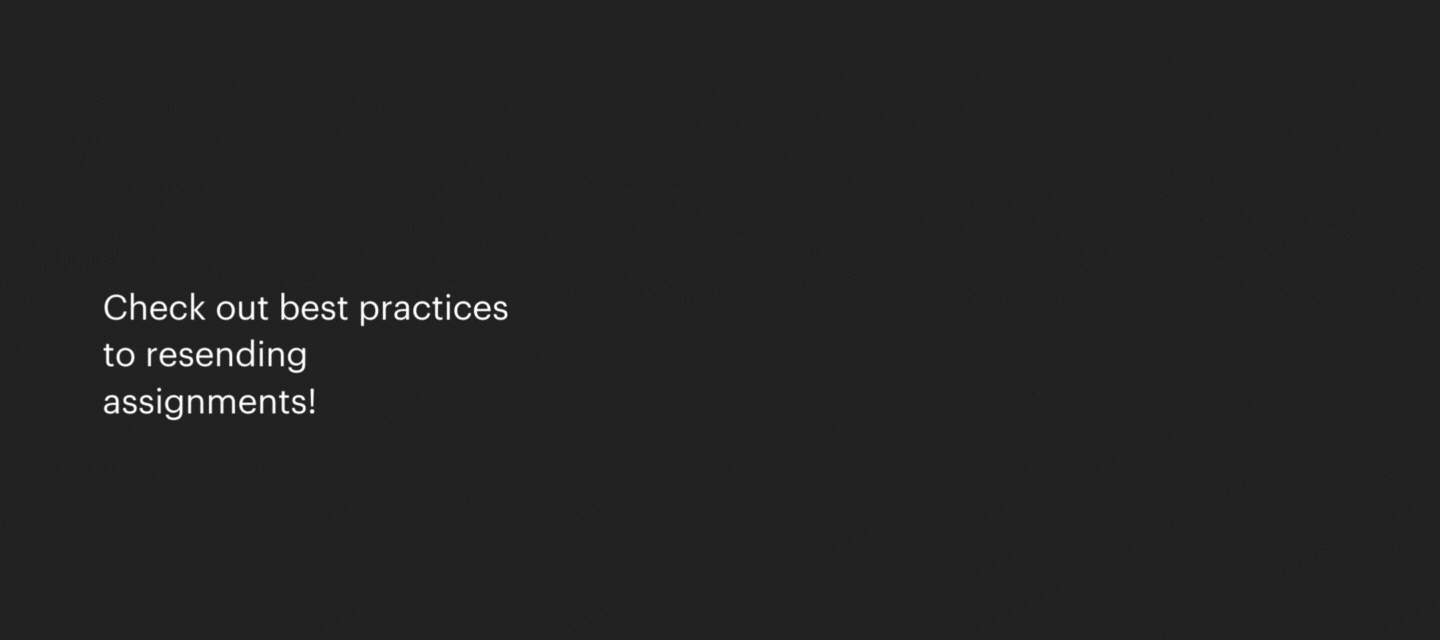Resend Task Instructions