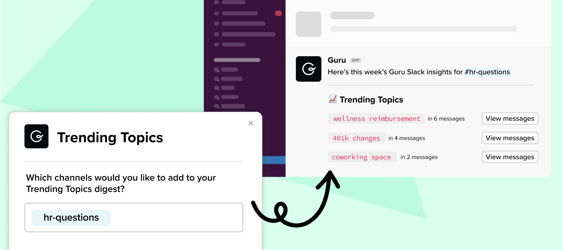 Trending Topics for Slack, new and improved: Share insights with teammates, send digests on demand, and more!