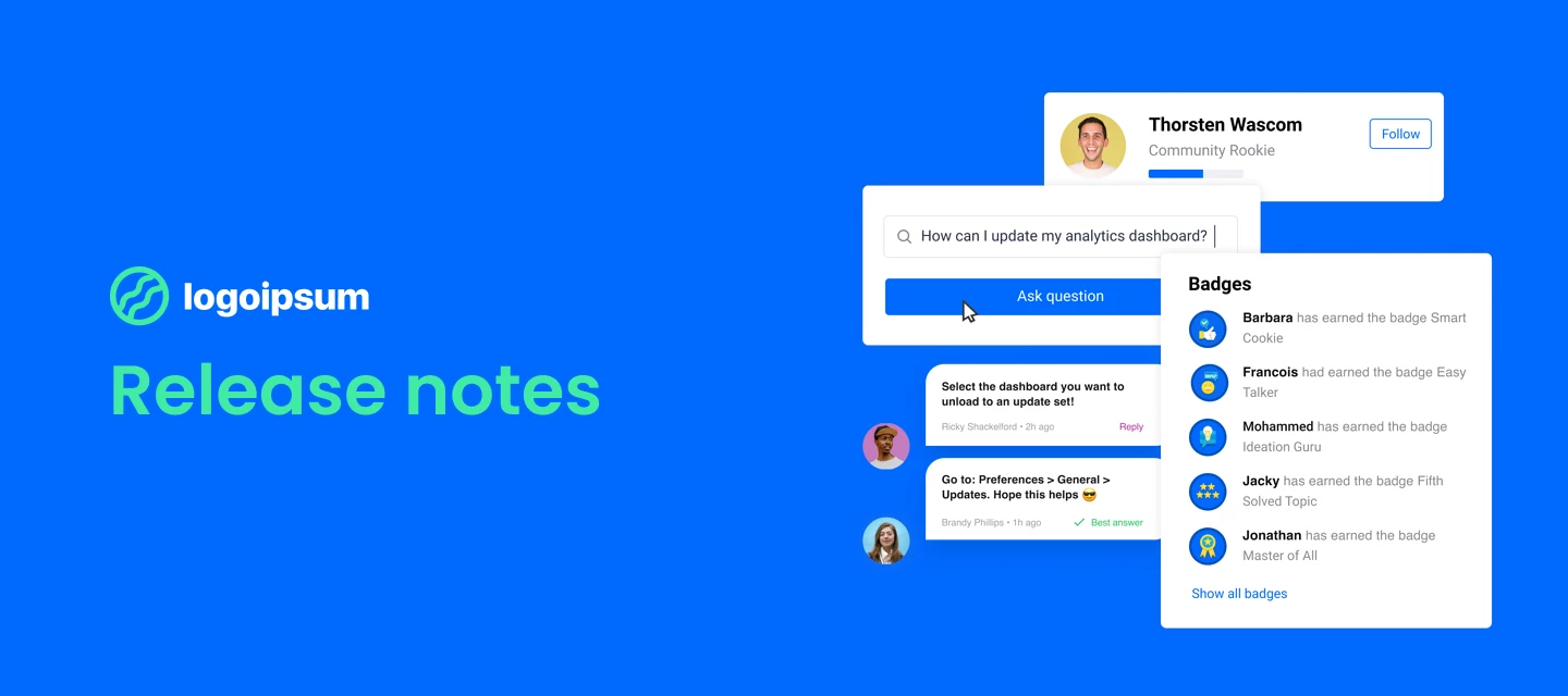 Product Release notes - Sprint 6