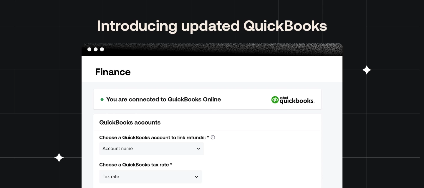 HoneyBook QuickBooks integration announcement graphic showing synced bookkeeping for independent businesses