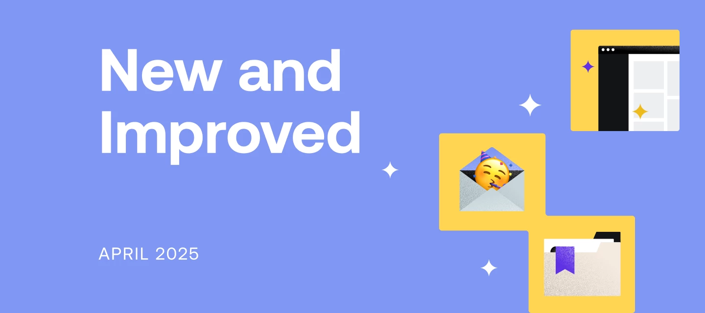 HoneyBook April 2025 new features announcement banner