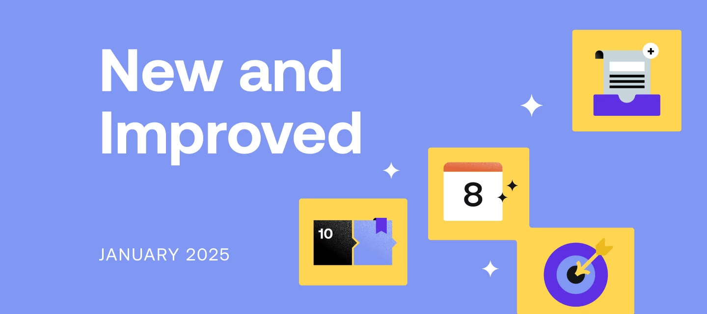 HoneyBook January 2025 new features announcement banner