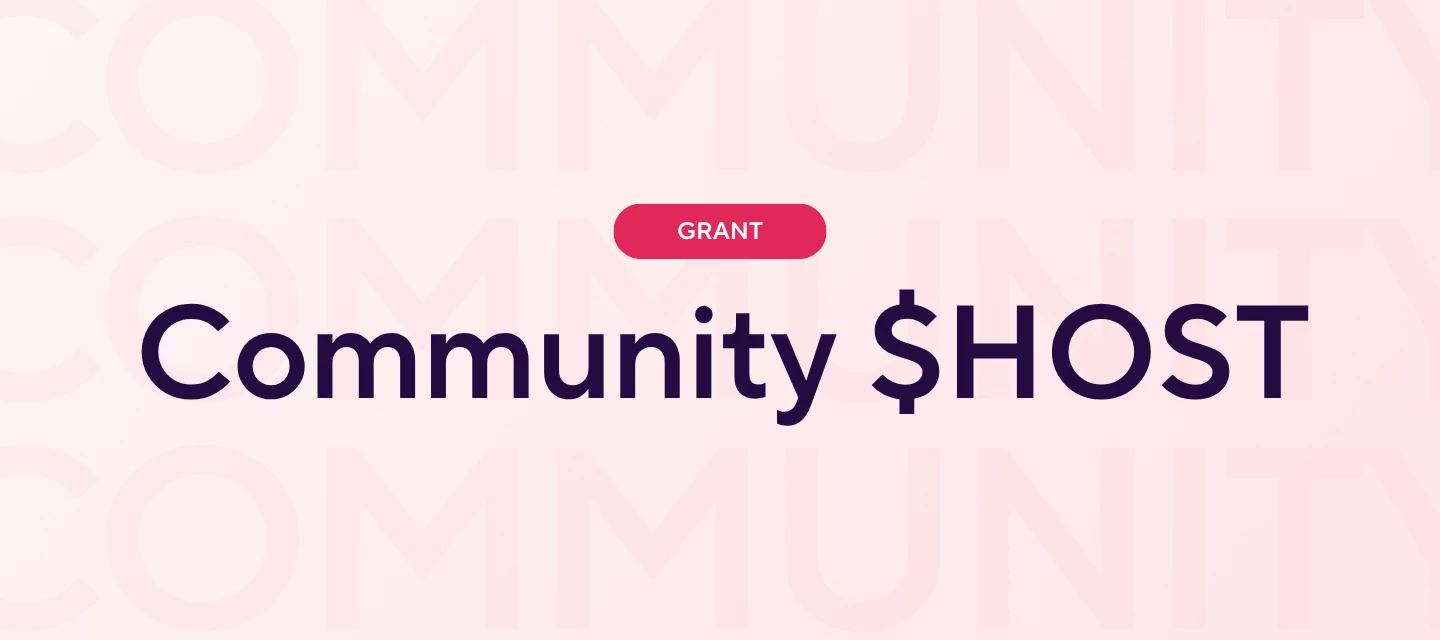 Community $HOST Grant