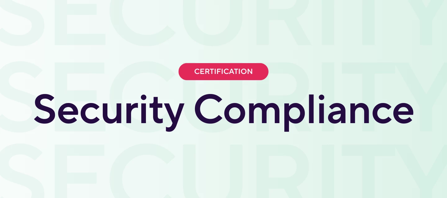 Security and compliance banner