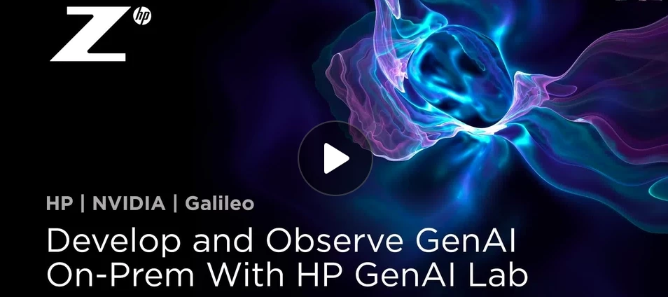 Develop and Observe Gen AI On-Prem With HP GenAI Lab and AI Studio
