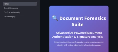 AI-Powered Document Authentication & Signature Analysis Built with HP AI Studio