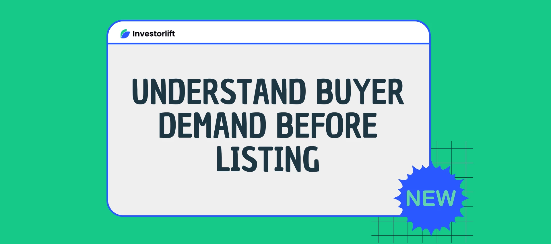 Explore Buyer Demand Before Publishing a Listing
