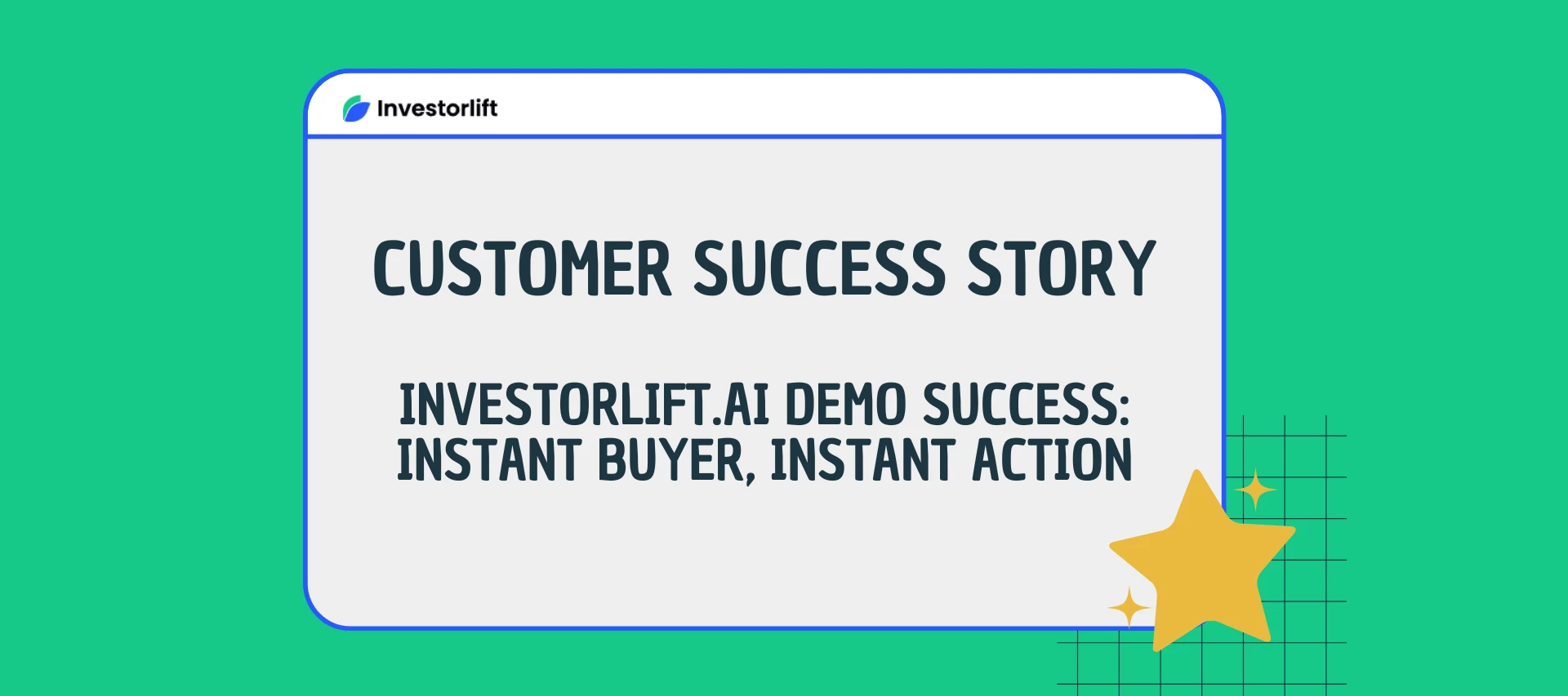 Investorlift.ai Demo Delivers Instant Buyer Match: One Call, One Buyer, One Deal