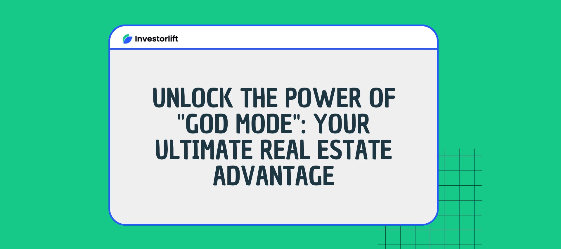 Use God Mode to Build Your Buyer List and Research Your Market