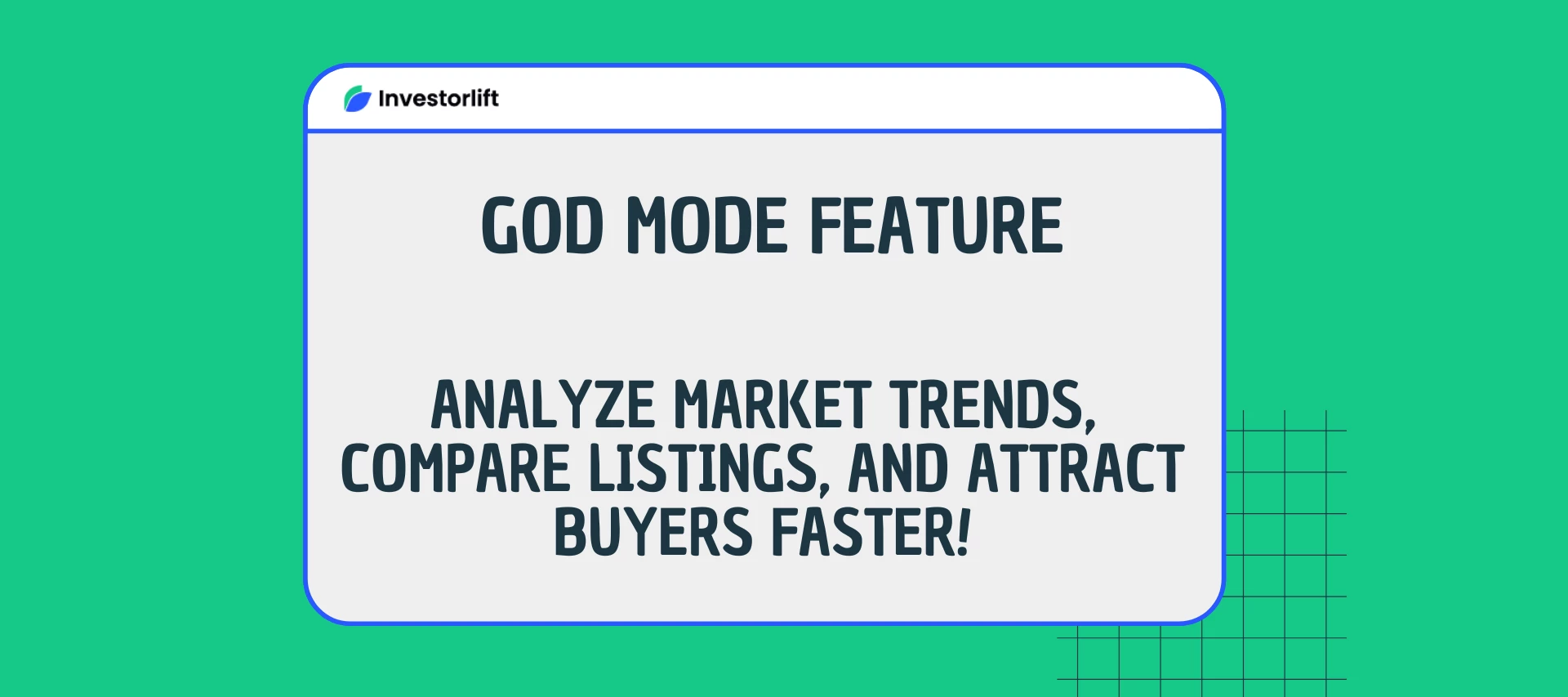 Set the Right Price for Your Property with Our God Mode Feature!
