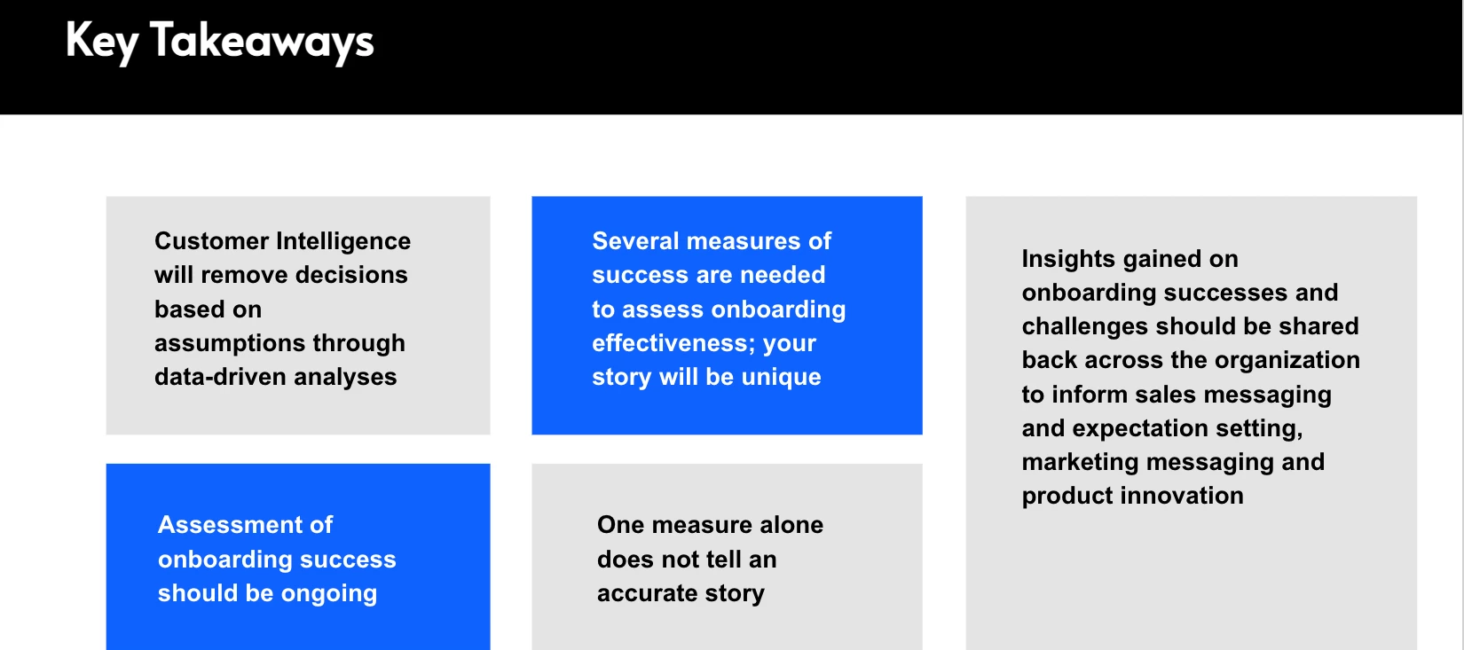 Use your data to impact customer onboarding