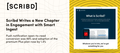 How Scribd Keeps Readers Hooked on Every Page (and Touchpoint): Faster Data. Smarter Messaging. Stronger Engagement.