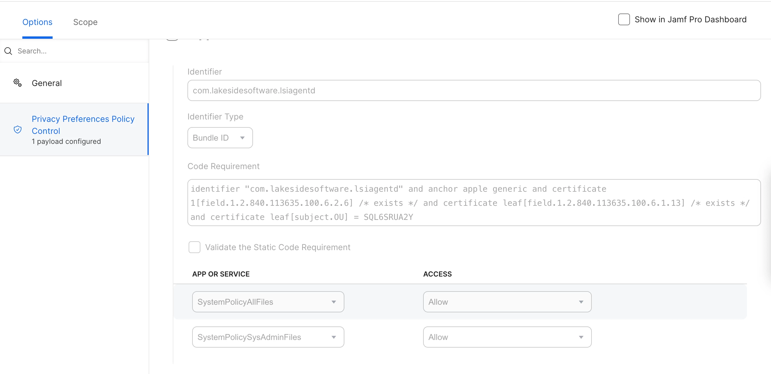 Systrack lsiagent not getting allowed on Full disk access | Community