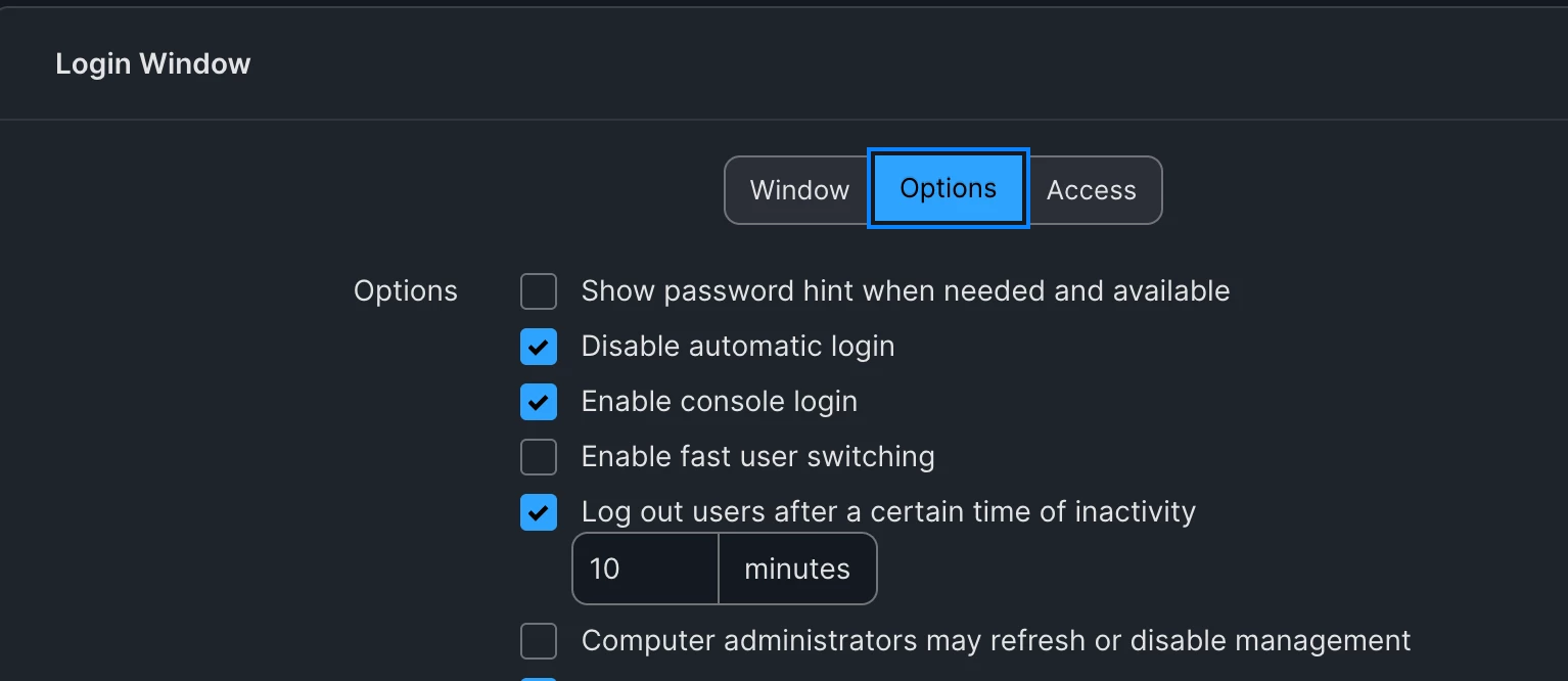 JAMF Connect - Force Automatic Sign Out with Power Off/Power On | Community