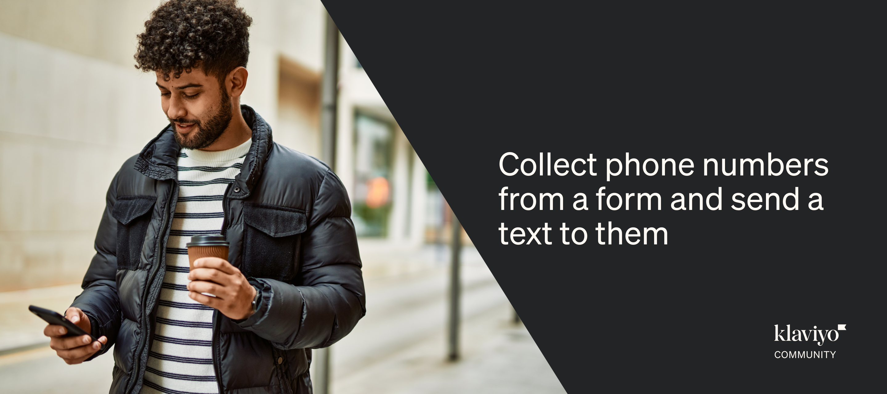 Collect phone numbers from a form and send a text to them