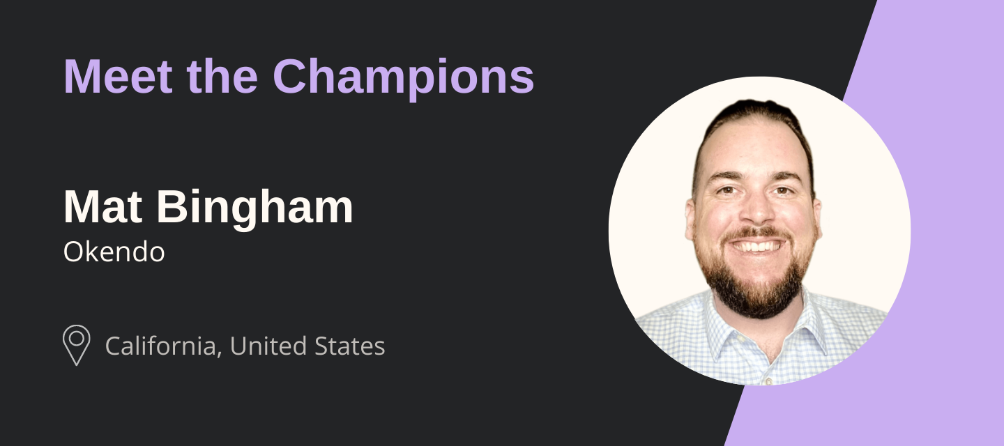 Meet the Champions: Mat Bingham