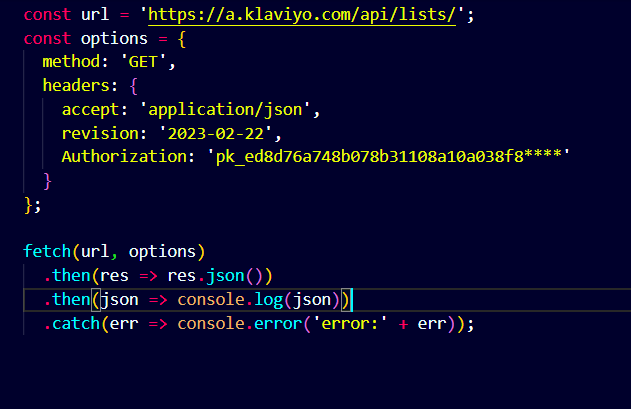 Authentication Problem for new API, i am using correct api | Klaviyo ...