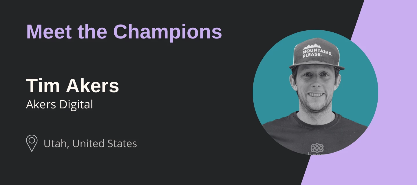 Meet the Champions: Tim Akers | Klaviyo Community