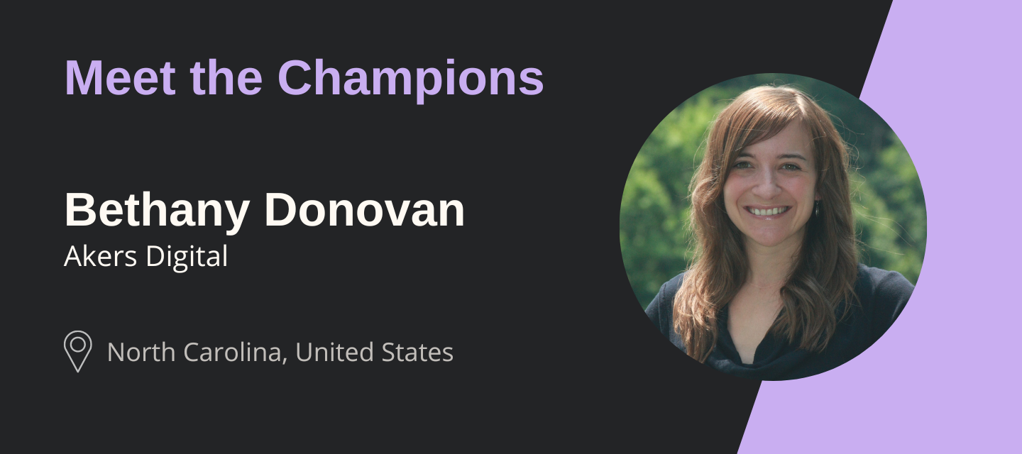 Meet the Champions: Bethany Donovan