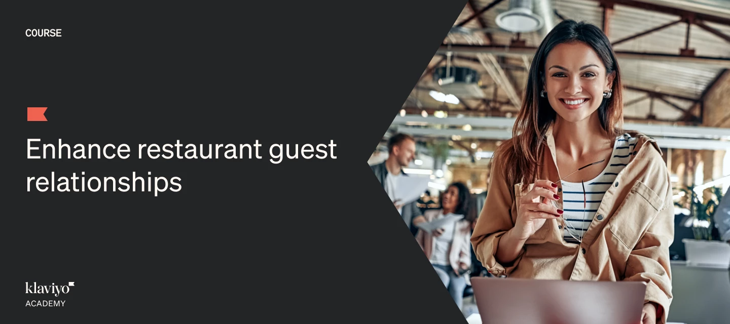 New course: Enhance restaurant guest relationships