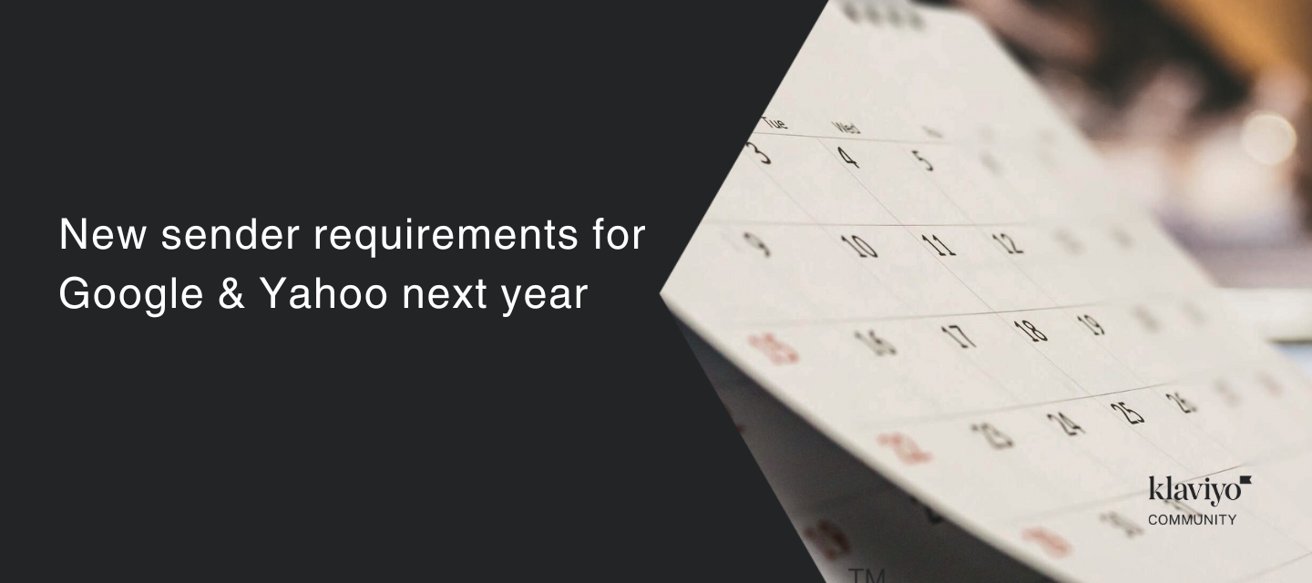 🚨New sender requirements are coming from Google & Yahoo next year🚨