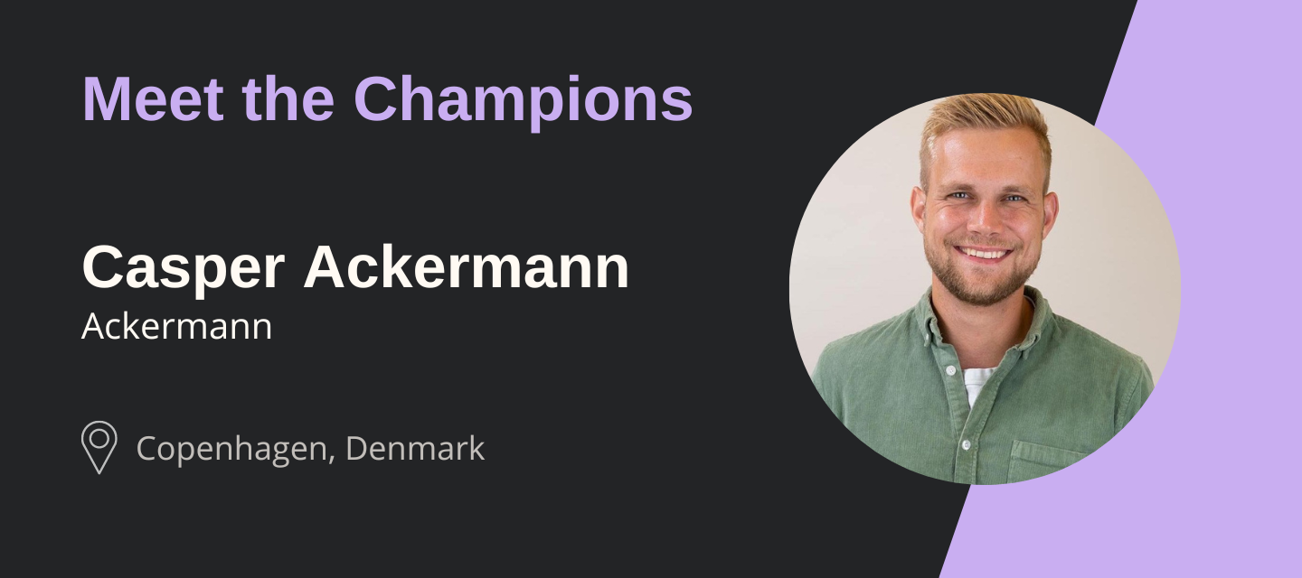 Meet the Champion: Casper Ackermann