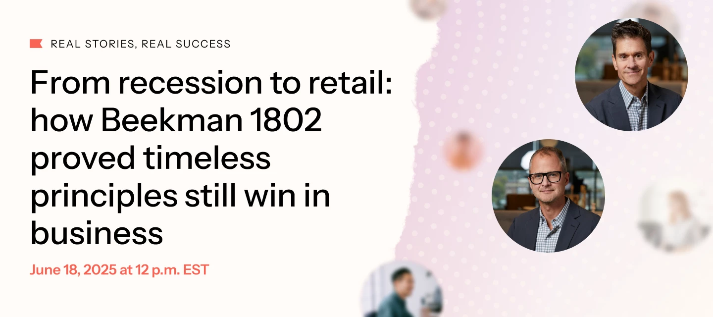 Recap: From recession to retail: how Beekman 1802 proved timeless principles still win in business