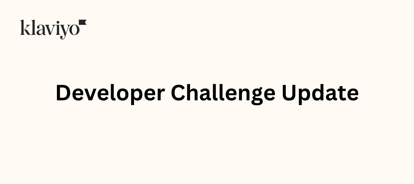 Developer Challenge News!