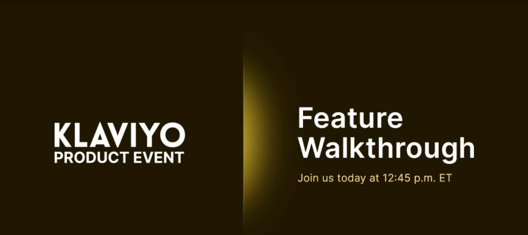 Recap Video: Klaviyo Product Event Feature Walkthrough - March 8, 2022