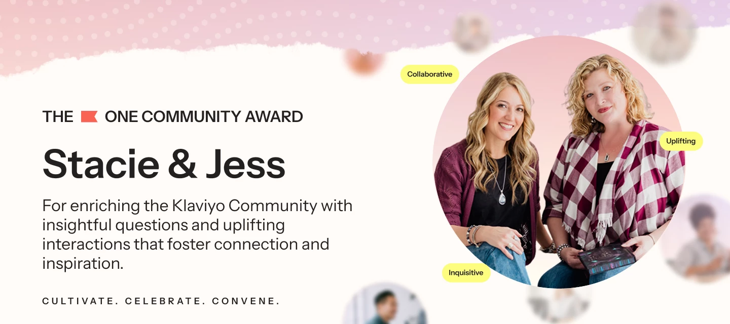 Community member spotlight: Stacie & Jess